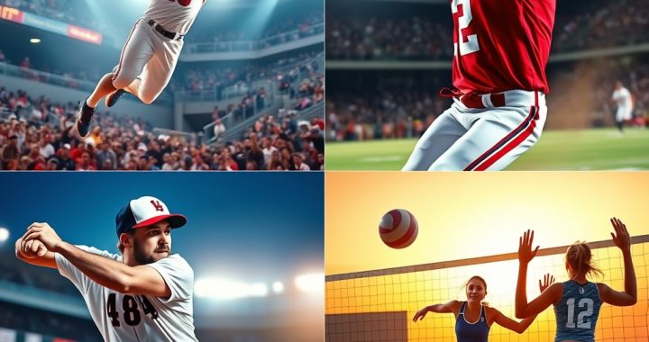 America’s Top Four Sports: Basketball, Football, Baseball, and Volleyball Compared