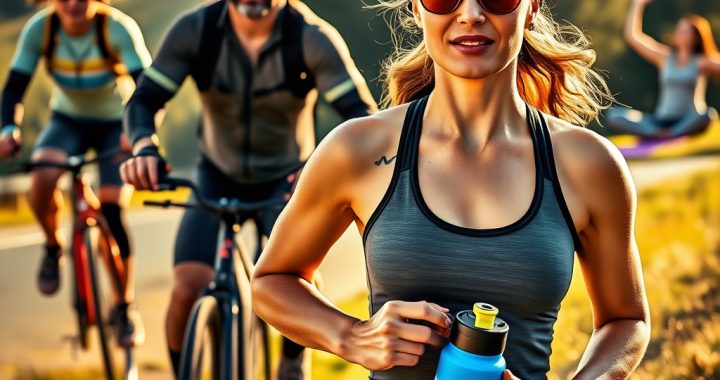Essential Outdoor Workout Gear: Water Bottles, Sweatbands, Sunglasses, and Protective Gear for Peak Performance