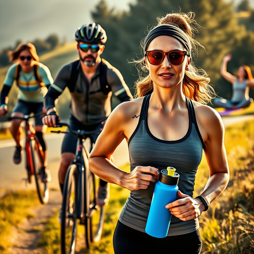 Essential Outdoor Workout Gear: Water Bottles, Sweatbands, Sunglasses, and Protective Gear for Peak Performance
