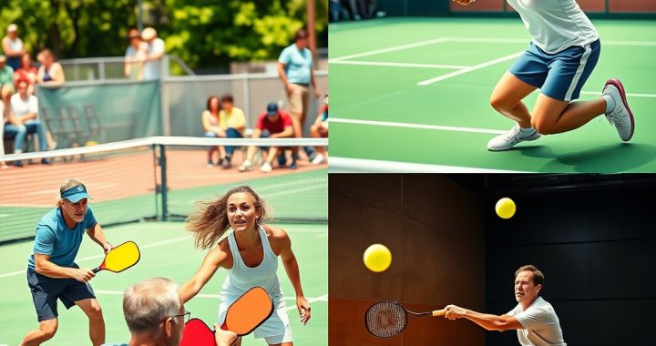 Racket Sports Showdown: Tennis, Pickleball, Badminton, and Squash Compared
